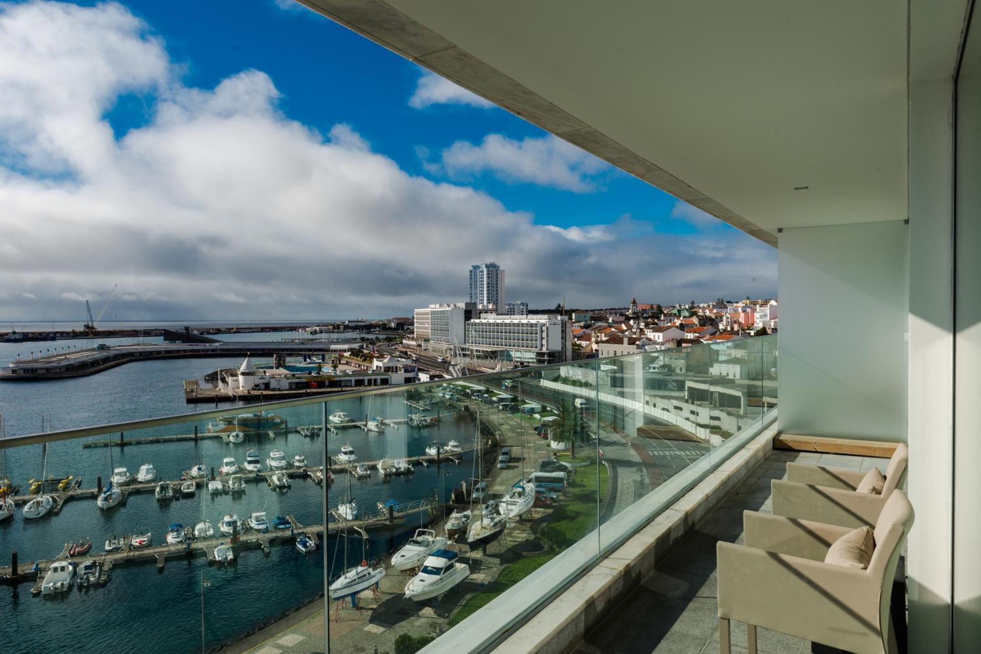 Octant Ponta Delgada Hotell Exteriör bild View from a balcony